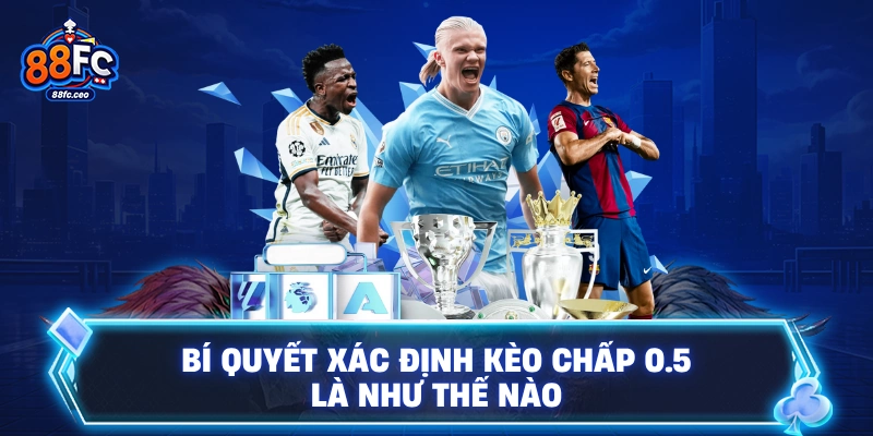 Bí quyết xác định kèo chấp 0.5 là như thế nào